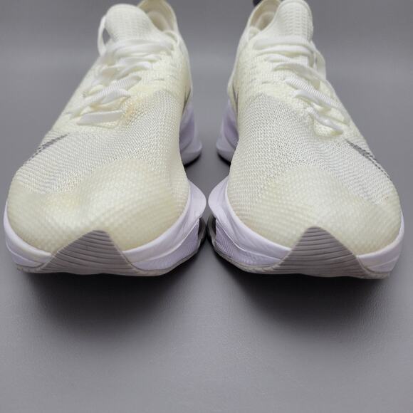 Nike Wmns Air Zoom Tempo NEXT% Flyknit White Atmosphere Grey CI9924-101 Sz 7 - Picture 7 of 16